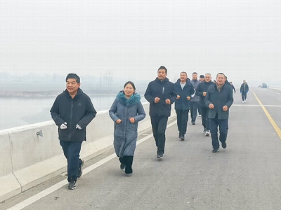 為冬奧加油 曲阜市派王莊鎮第一書記服務隊舉行新春徒步活動