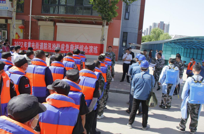 濟寧高新區黃屯街道開展了防汛搶險應急救援綜合演練
