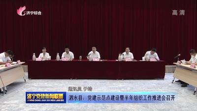 泗水县：党建示范点建设暨半年组织工作推进会召开