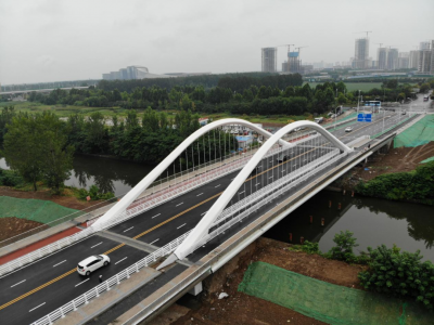 运河两岸架起暖心桥 奥体路跨老运河桥项目获评“山东省市政项目优质结构”