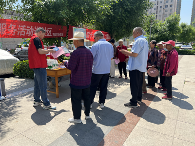 汶上县南站街道开展“政务服务进社区” 政策宣传活动
